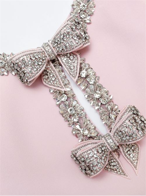 Crepe mini dress SELF PORTRAIT | SS26036SAPPINK